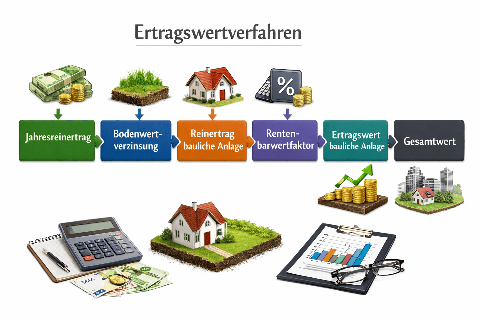 Ertragswertverfahren Visualisierung und Analyse